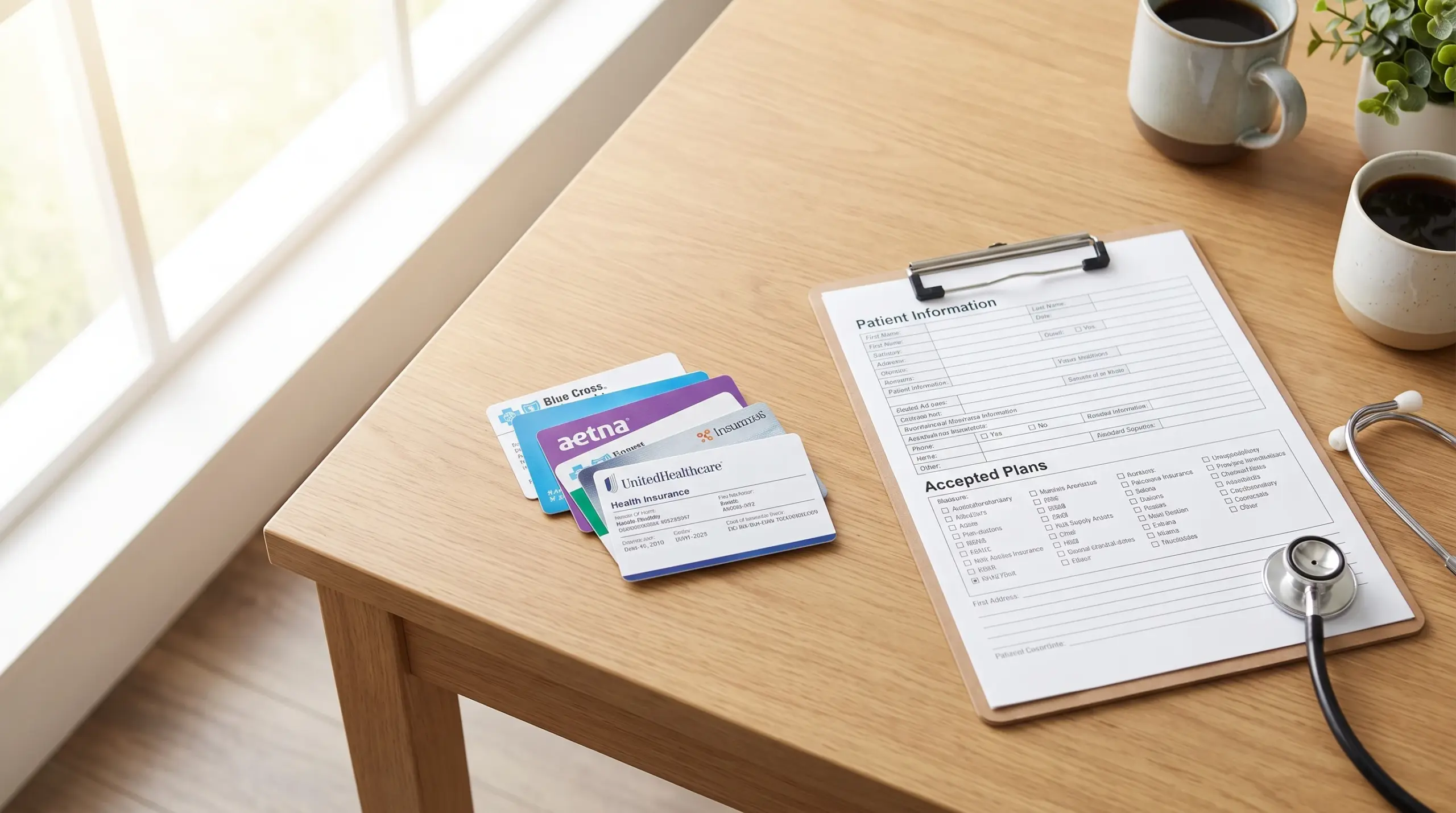 Insurance cards accepted for psychotherapy services in Uniontown