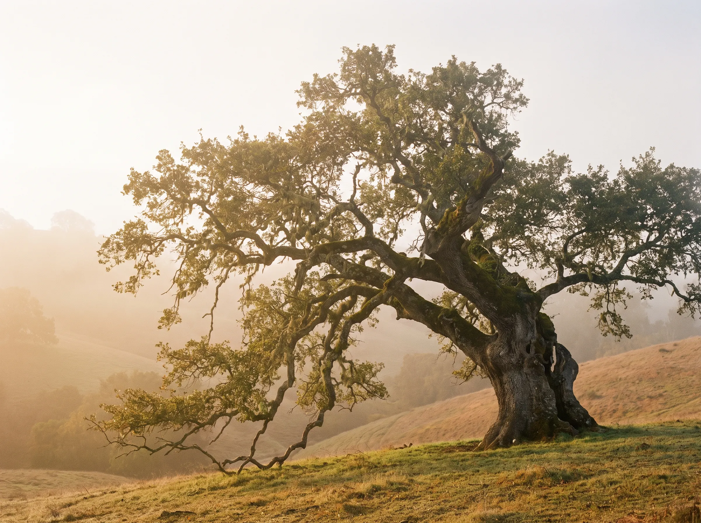 Old oak tree representing the experienced, licensed psychotherapy of Justin Greenfield